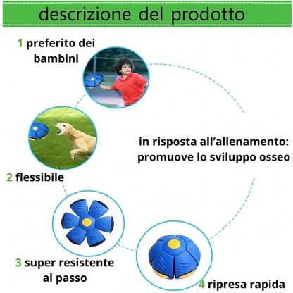 palla rimbalzante con disco volante