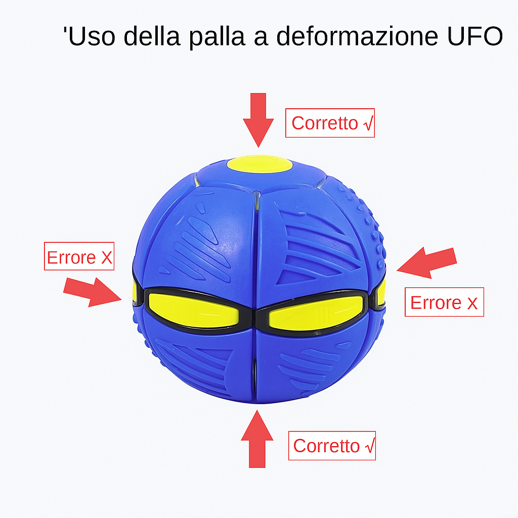 palla rimbalzante con disco volante