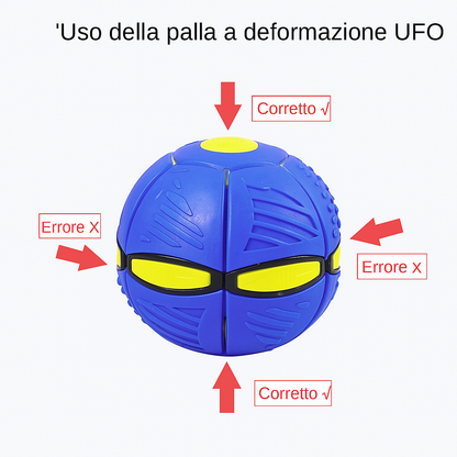 palla rimbalzante con disco volante